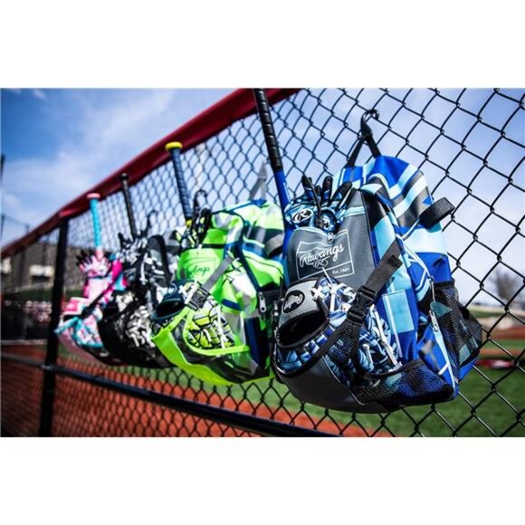 Baseball & Softball Equipment Bag | T-Ball / Rec / Travel | Backpack - Picture 5 of 8